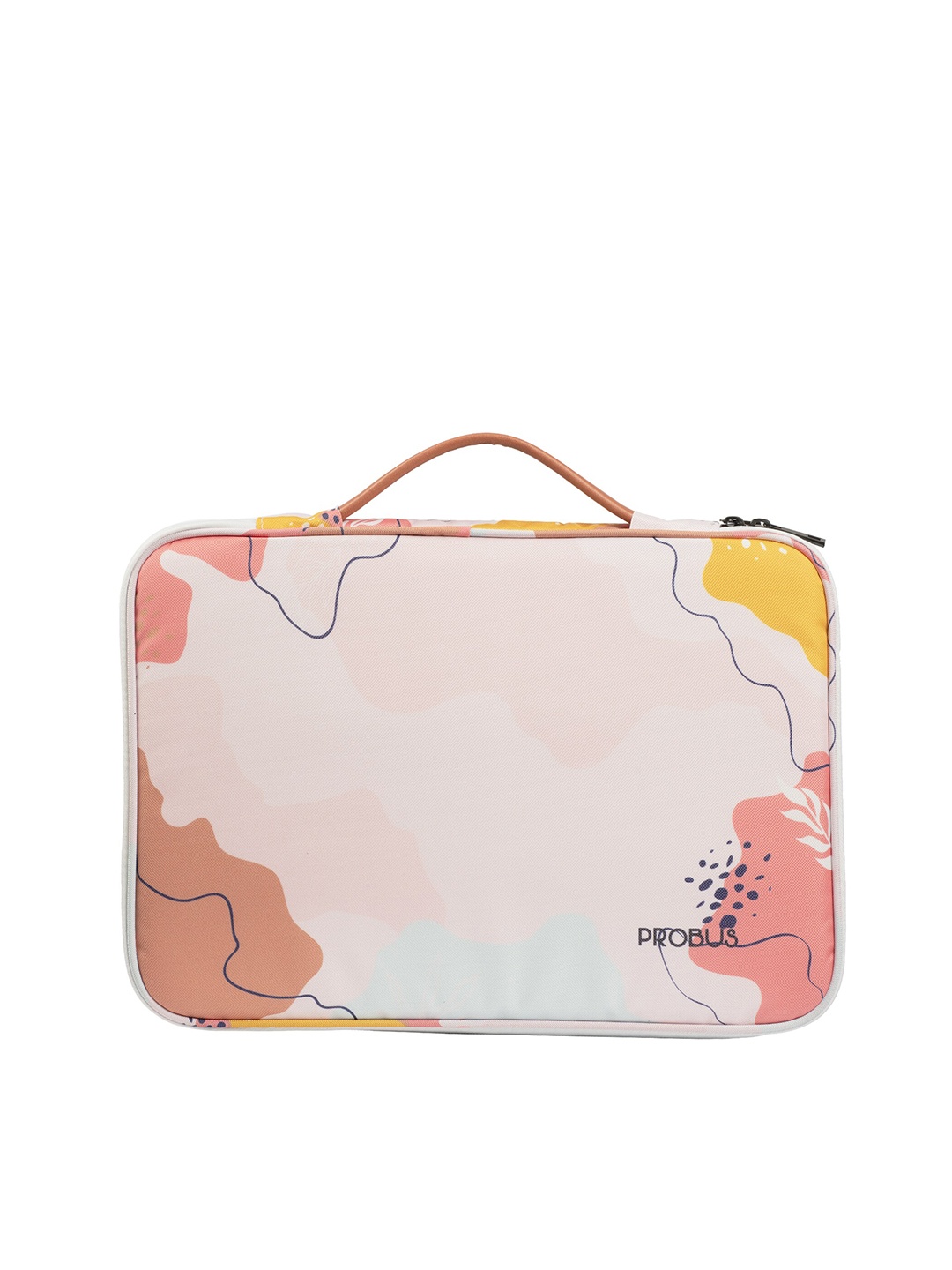 

PROBUS Printed Laptop Sleeve 13 Inch, Peach