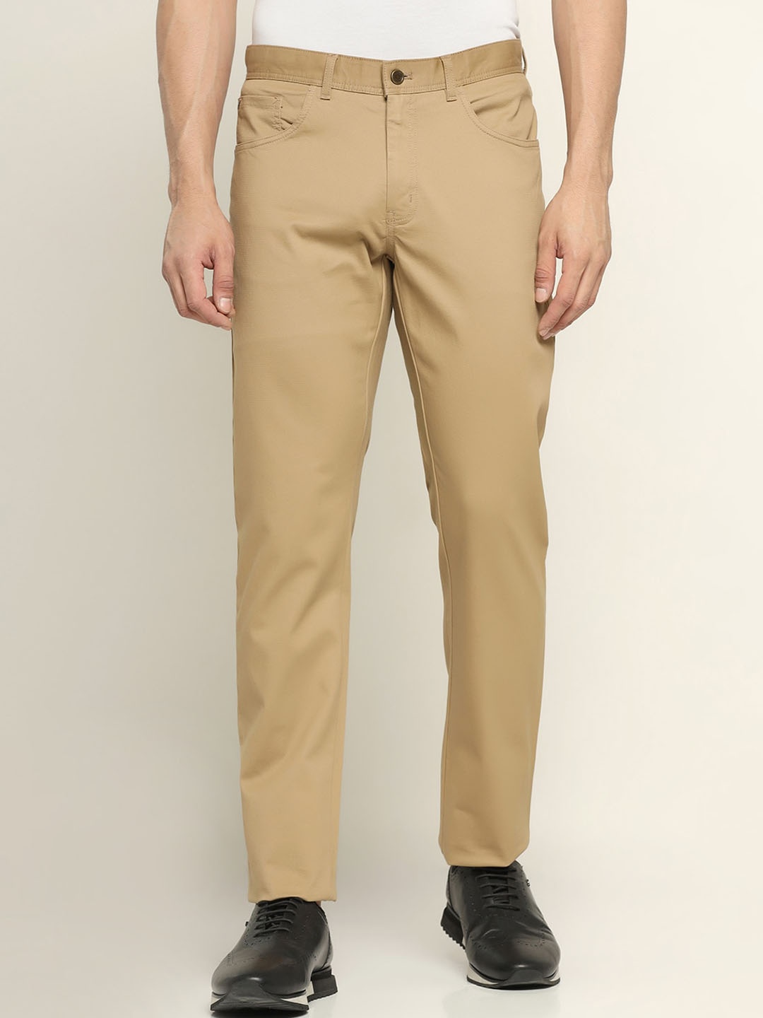 

Blackberrys Men Urban Slim Slim Fit Chinos Trousers, Khaki