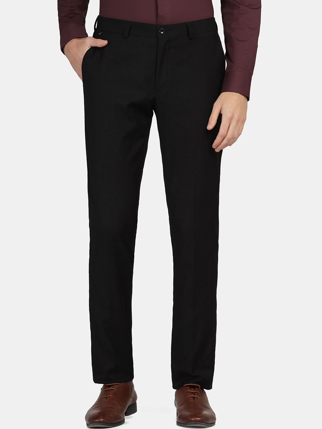

Blackberrys Men Slim Fit Trousers, Black