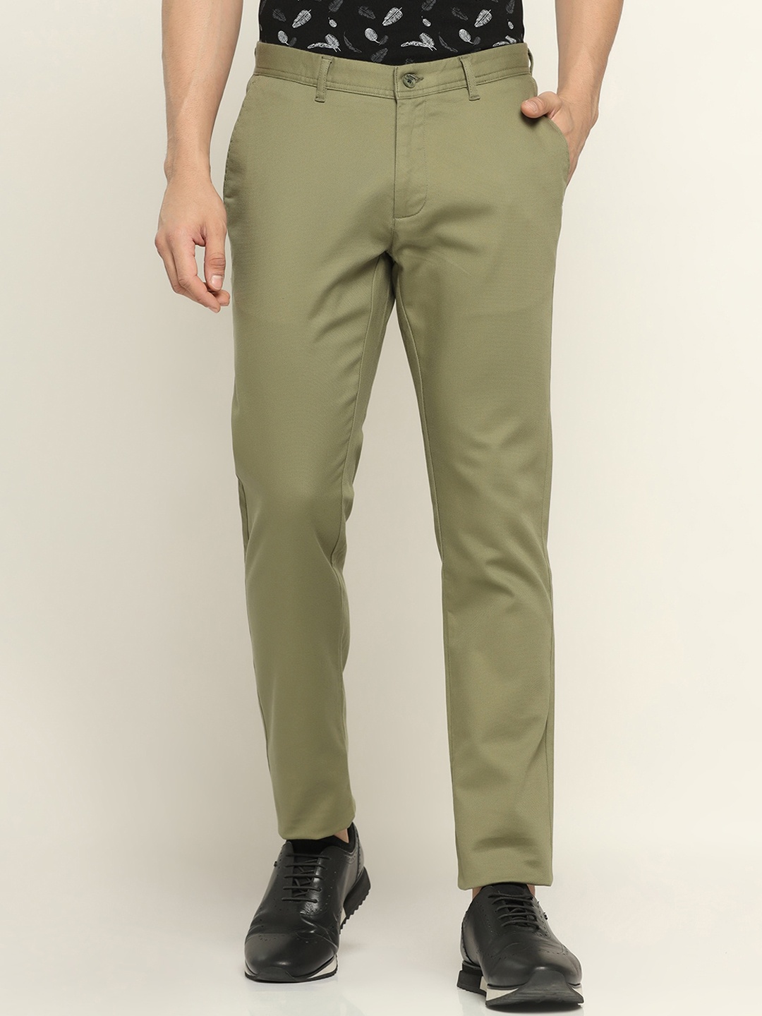 

Blackberrys Men Slim Fit Trouser, Olive