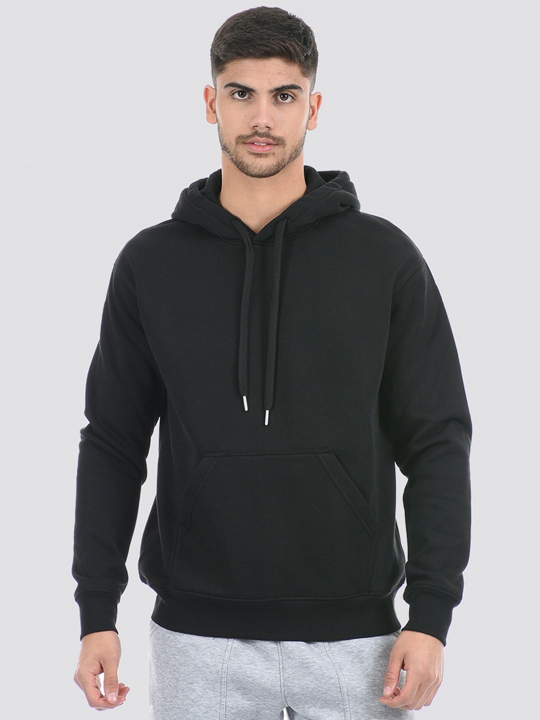 

ONEWAY Oversized Hooded Sweat Shirt, Black