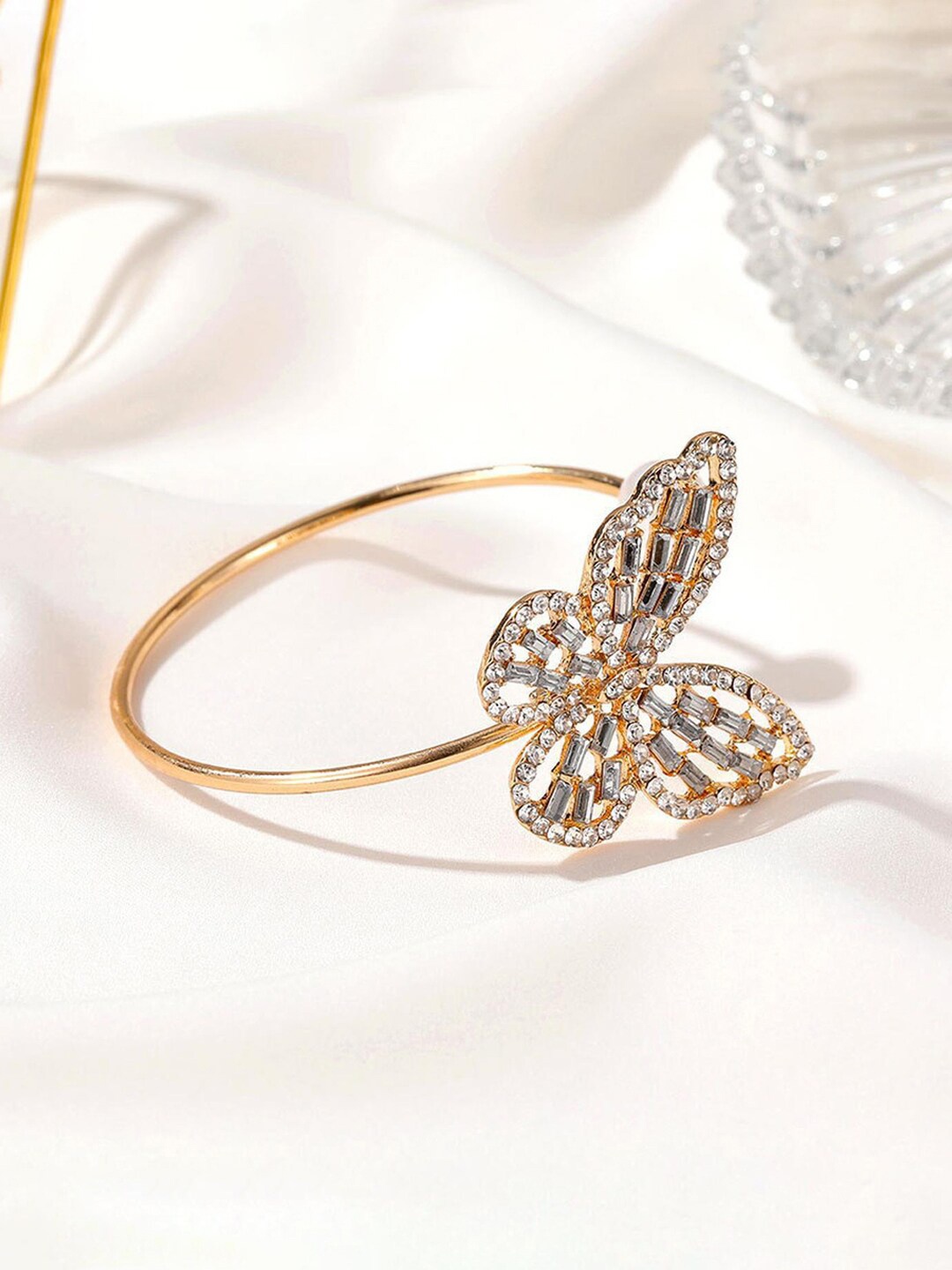 

Jewels Galaxy Women Gold-Plated Cuff Bracelet