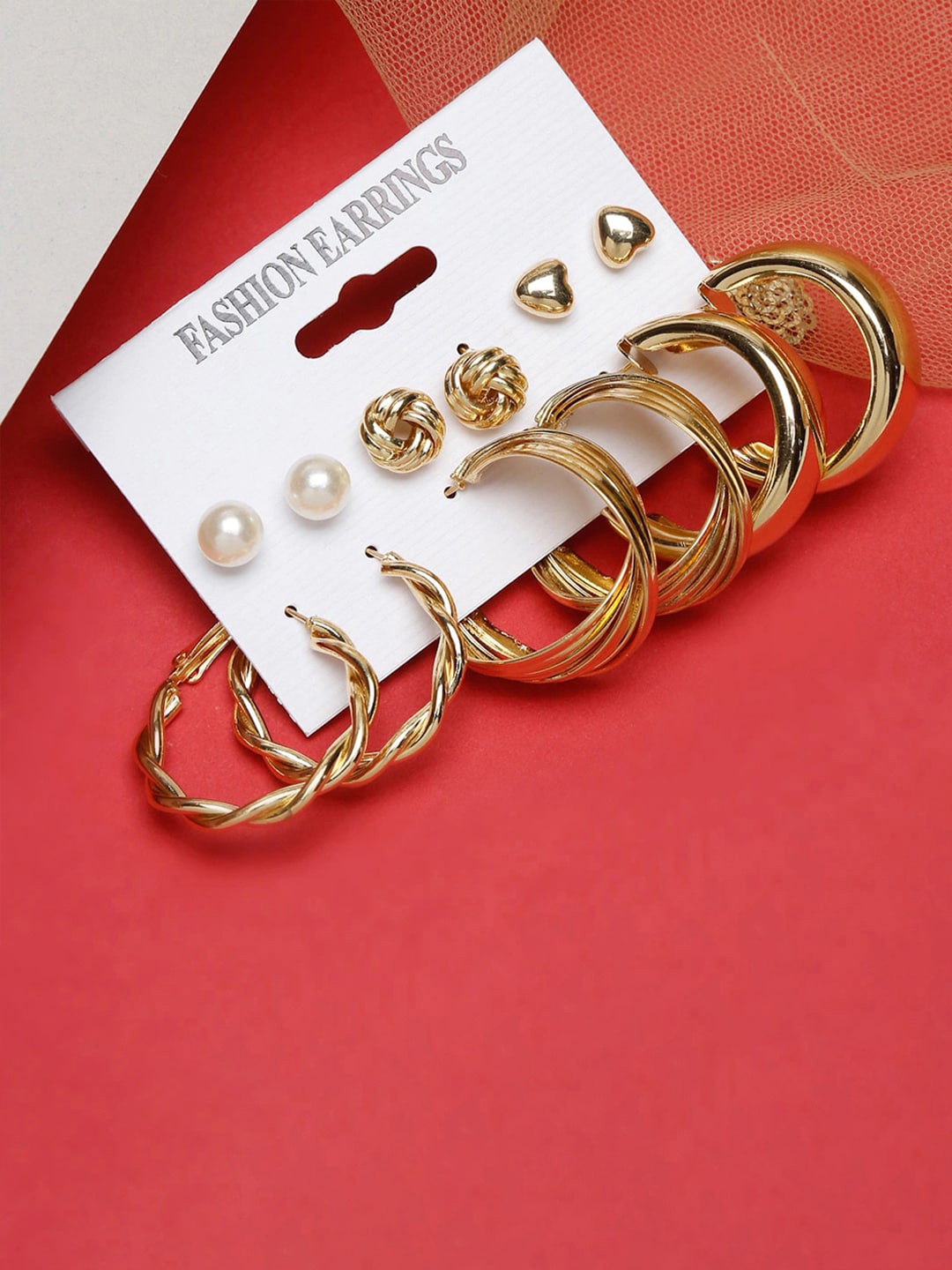 

Jewels Galaxy Set Of 6 Gold-Plated Jewellery Set