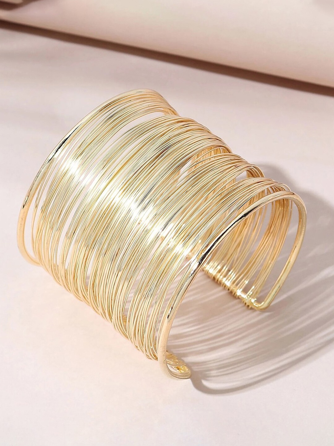 

Jewels Galaxy Women Gold-Plated Cuff Bracelet