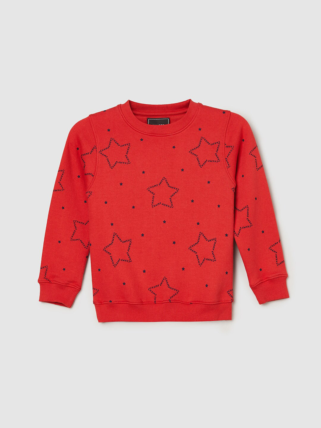 

max Boys Printed Sweatshirt, Red