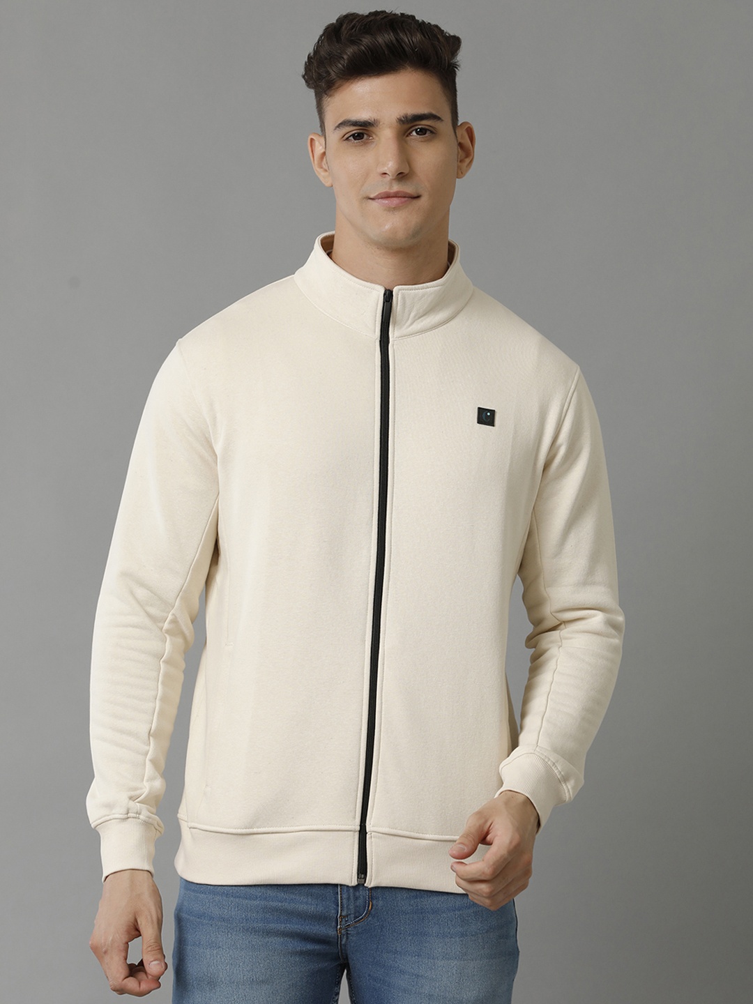 

CAVALLO by Linen Club Men Sporty Jacket, White