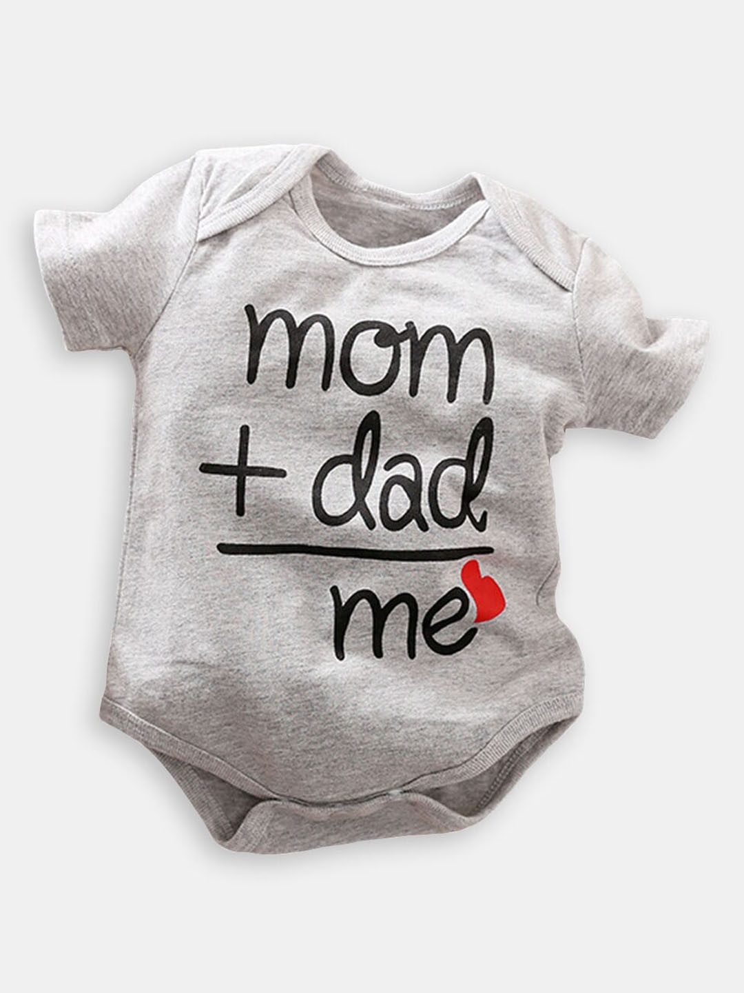 

Hopscotch Infant Boys Printed Cotton Bodysuits, Grey