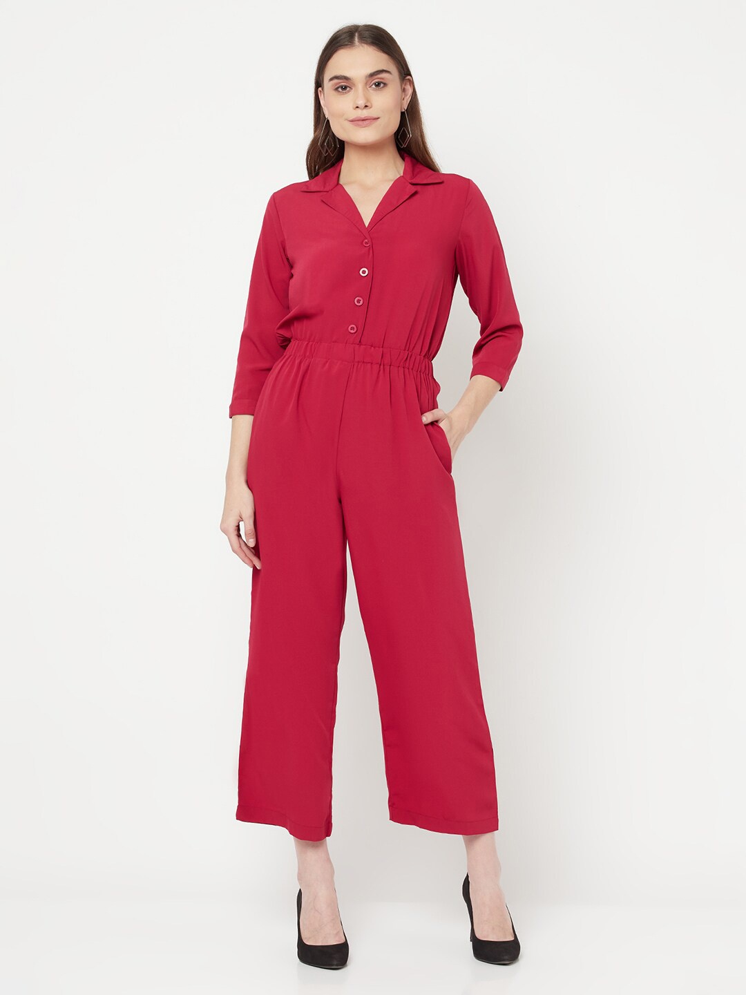

RAASSIO Basic Jumpsuit, Fuchsia