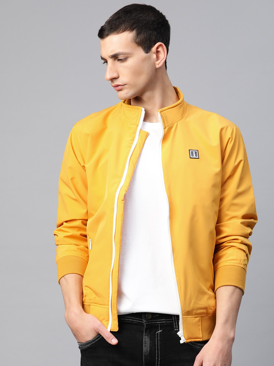 

Pierre Carlo Men Sporty Jacket, Mustard