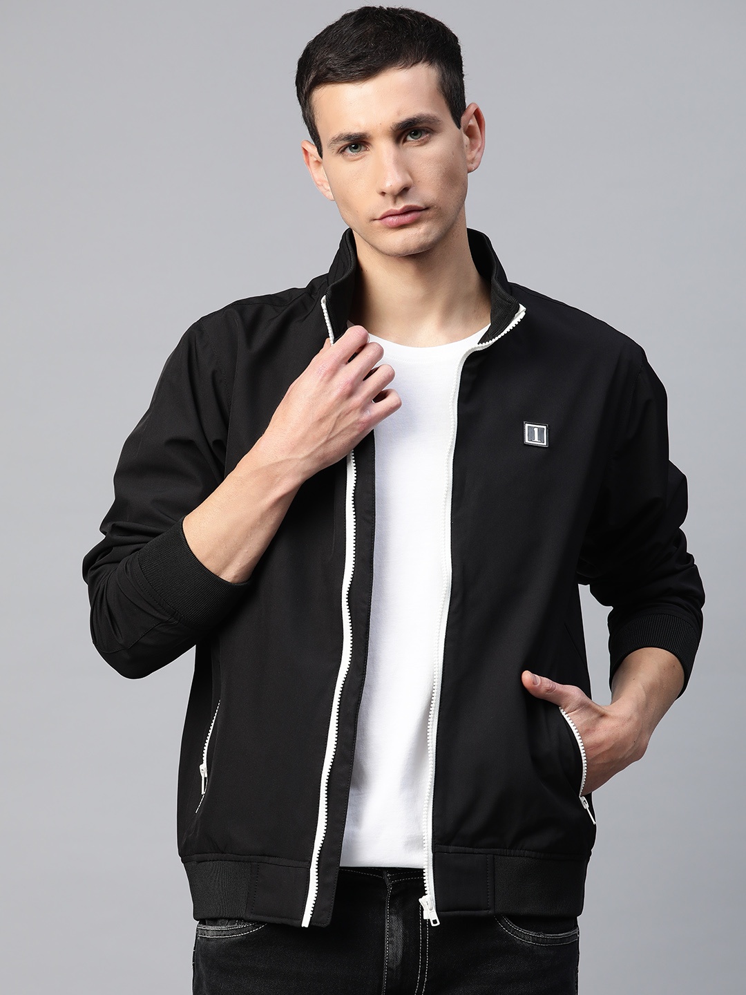

Pierre Carlo Men Sporty Jacket, Black