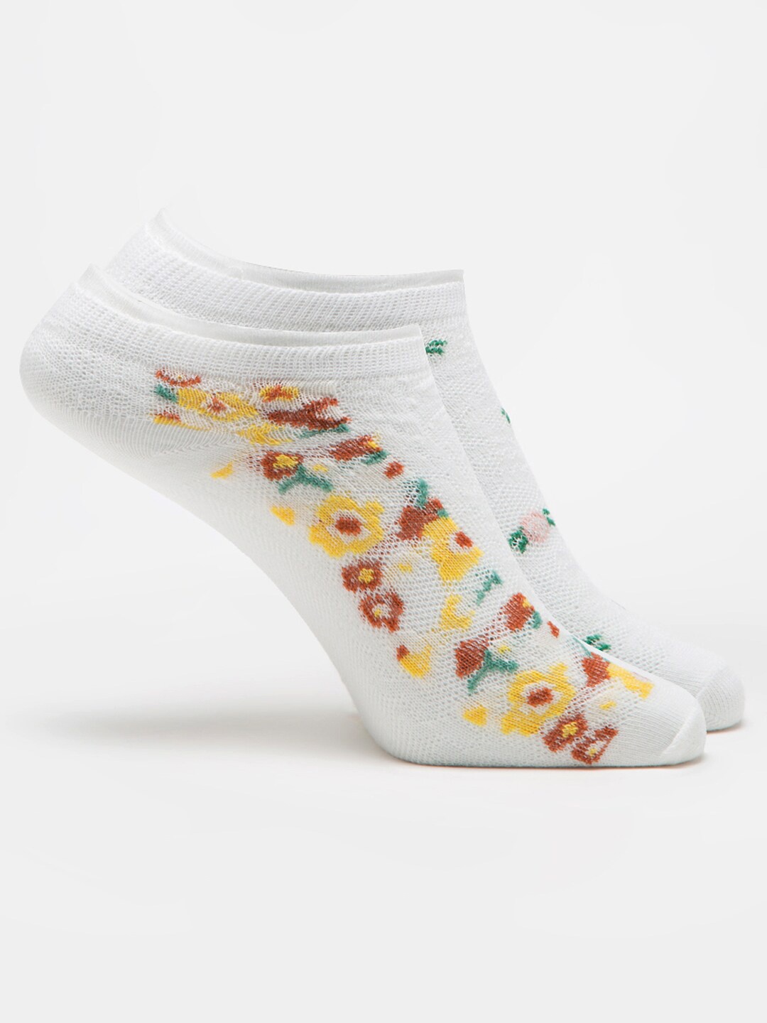 

J Style Women Pack of 2 Assorted Ankle-Length Socks