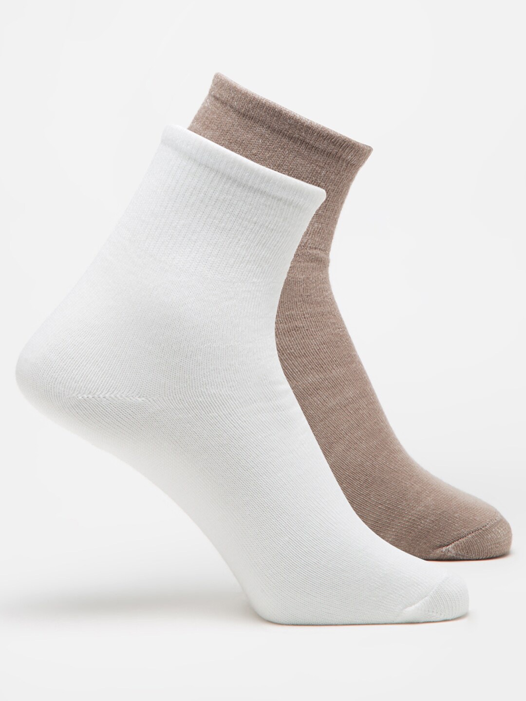 

J Style Women Set Of 2 Assorted Ankle-Length Socks