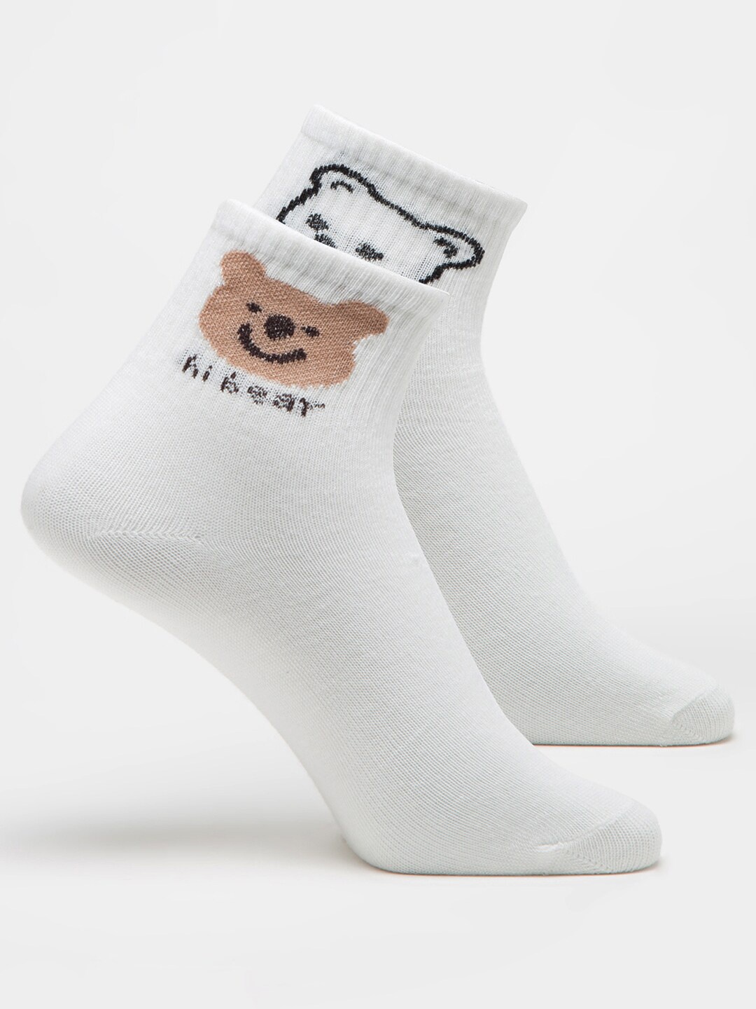 

J Style Women Pack Of 2 Assorted Ankle-Length Socks