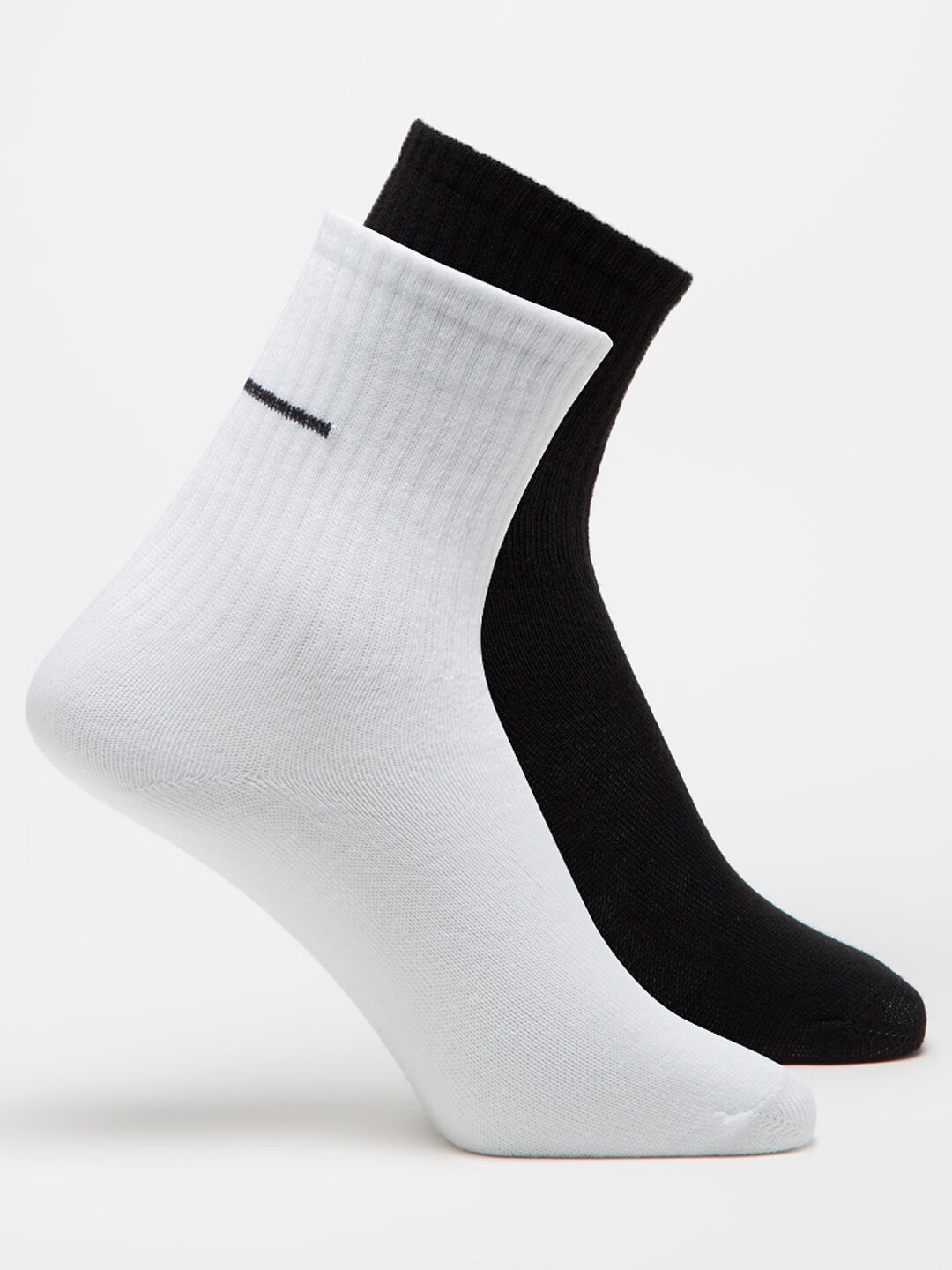 

J Style Women Pack Of 2 Ankle-Length Socks, White