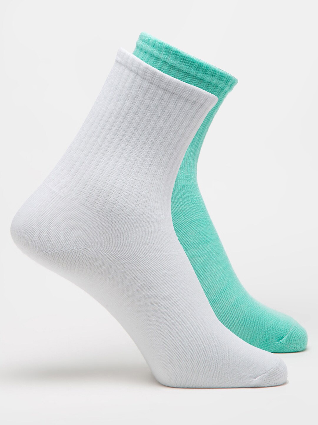 

J Style Women Pack of 2 Assorted Ankle-Length Socks