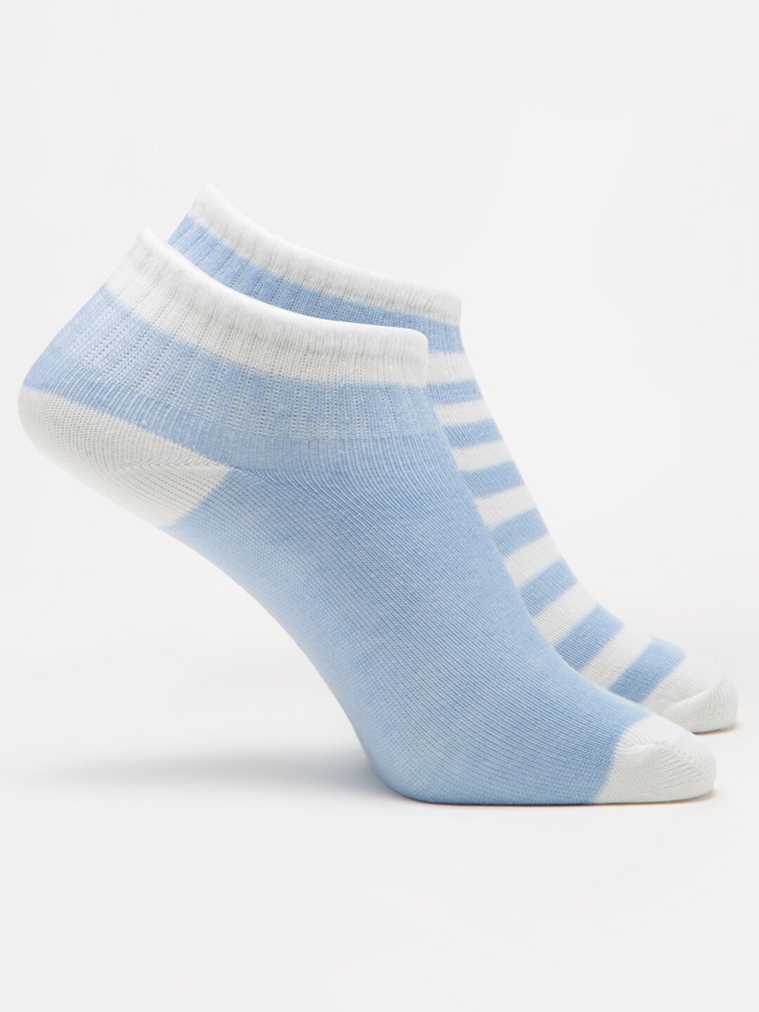 

J Style Women Pack Of 2 Assorted Ankle-Length Socks