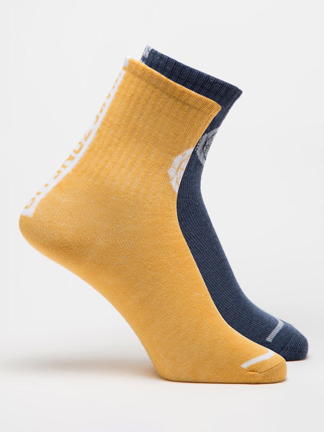 J Style Women Pack Of 2 Assorted Ankle-Length Socks