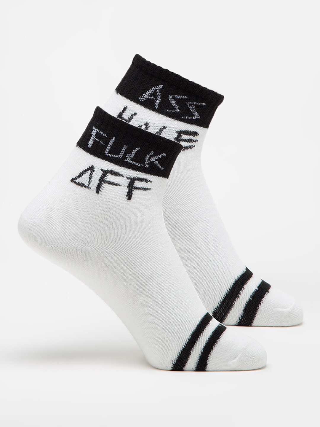 

J Style Women Pack of 2 Assorted Patterned Ankle Length Socks