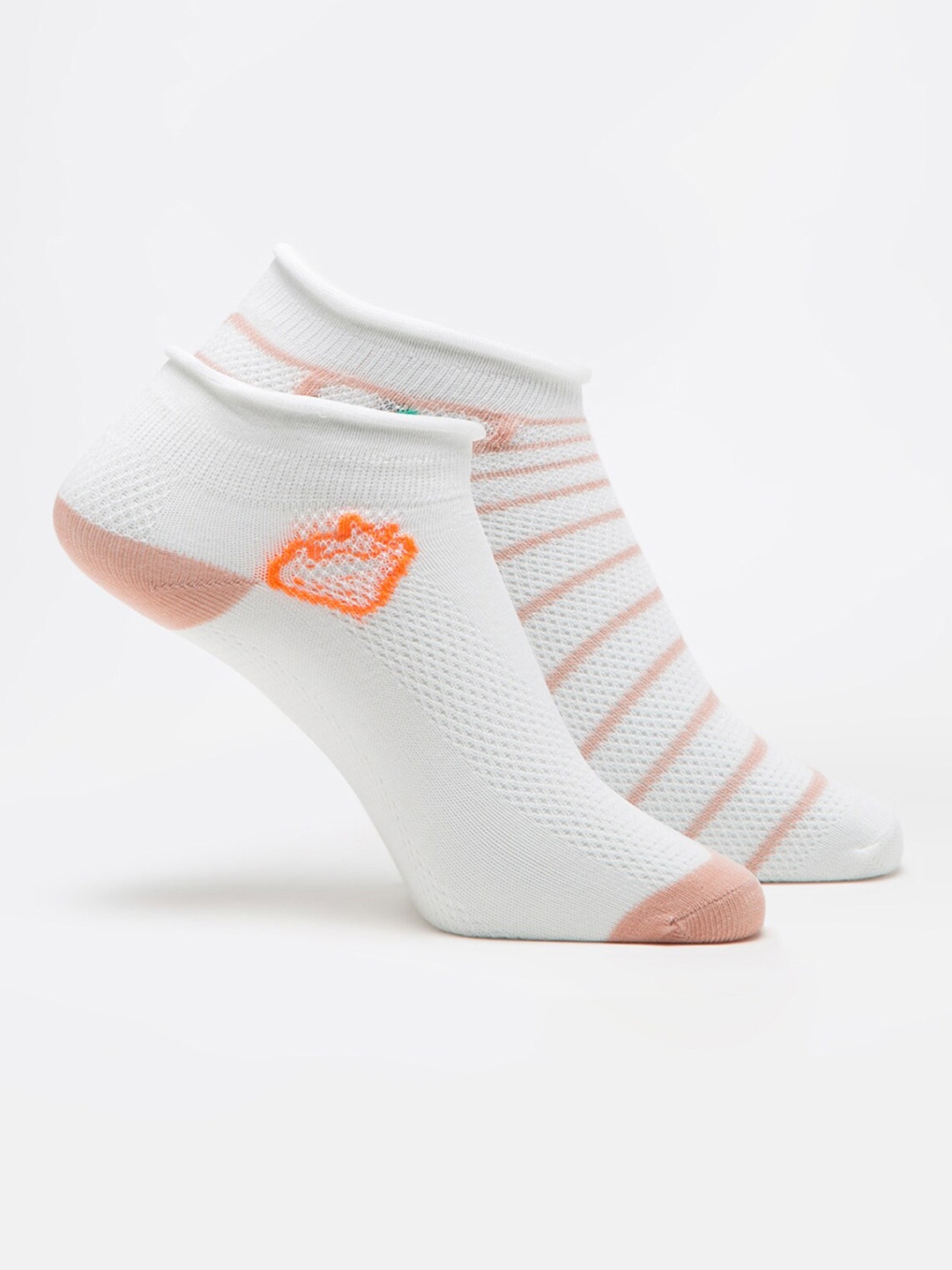 

J Style Women Pack of 2 Assorted Shoe-Liner Socks
