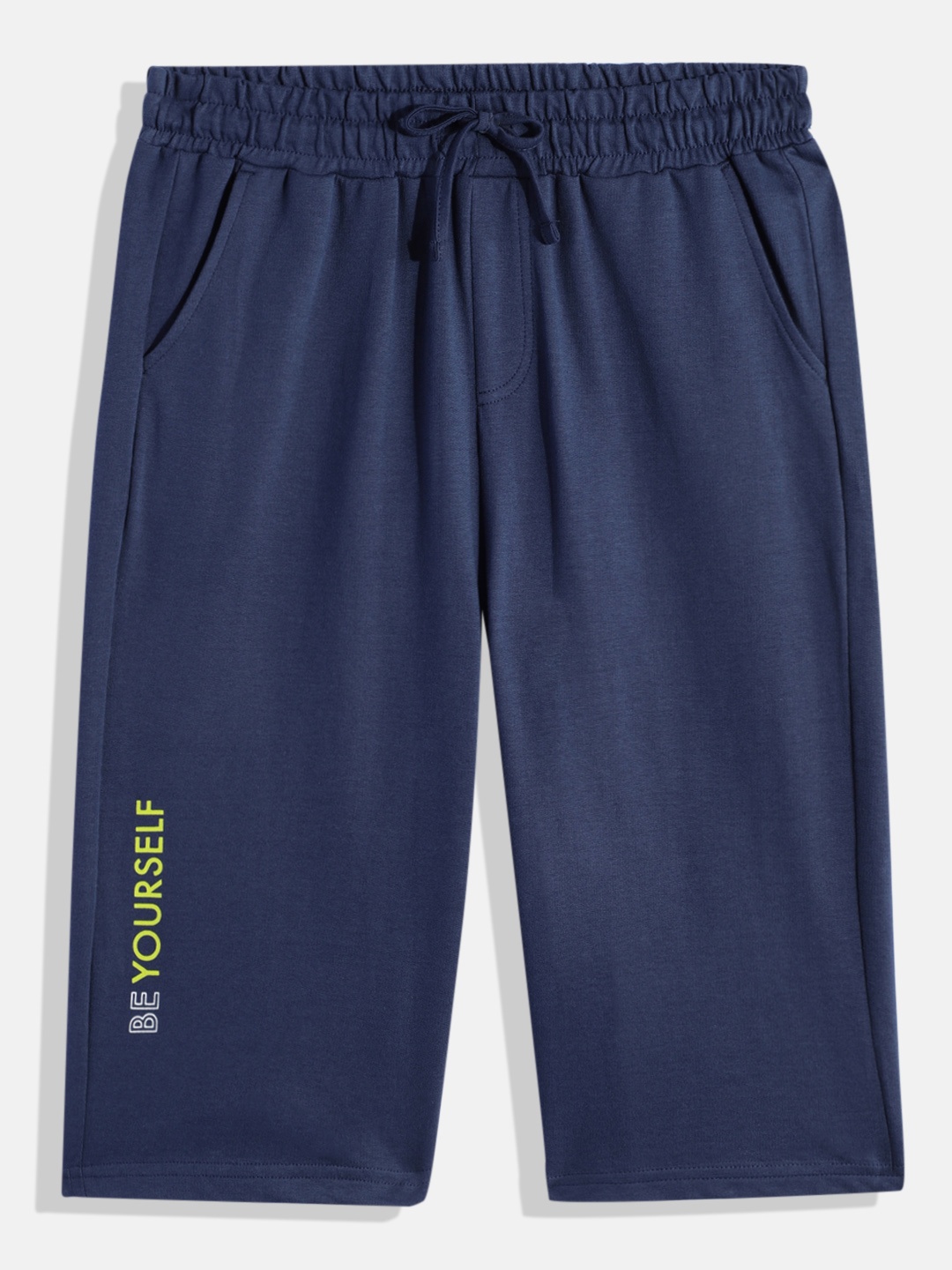 

HERE&NOW Boys Pure Cotton Shorts, Navy blue
