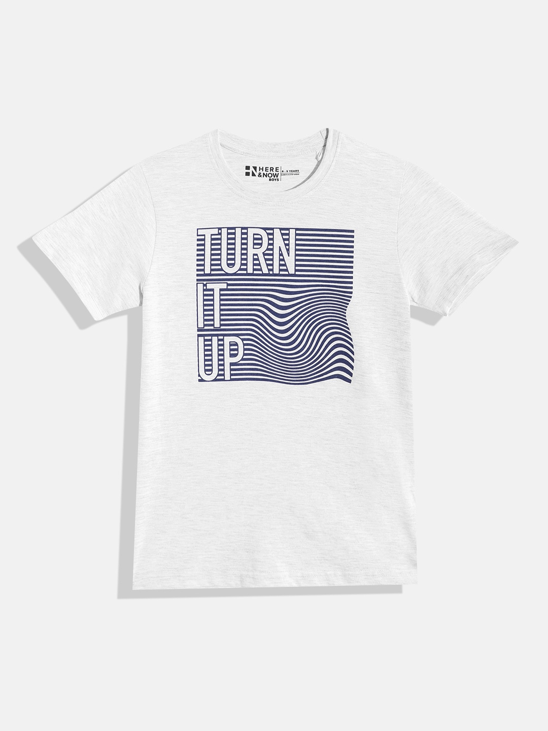 

HERE&NOW Boys Printed T-shirt, Grey