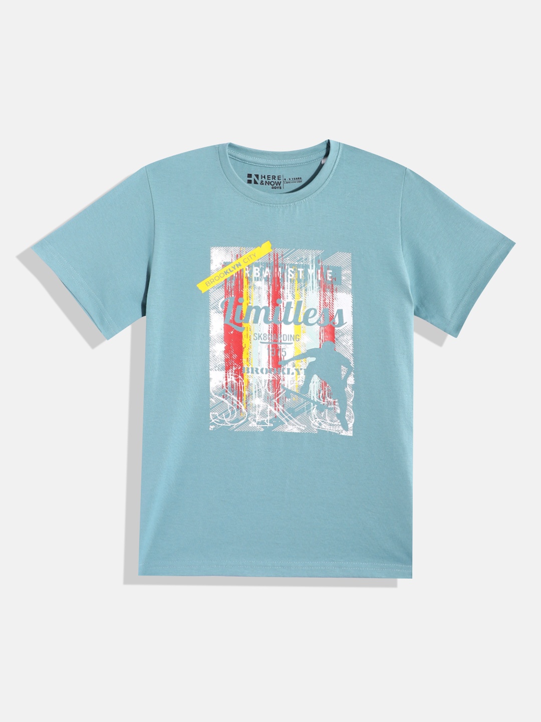 

HERE&NOW Boys Printed T-shirt, Blue