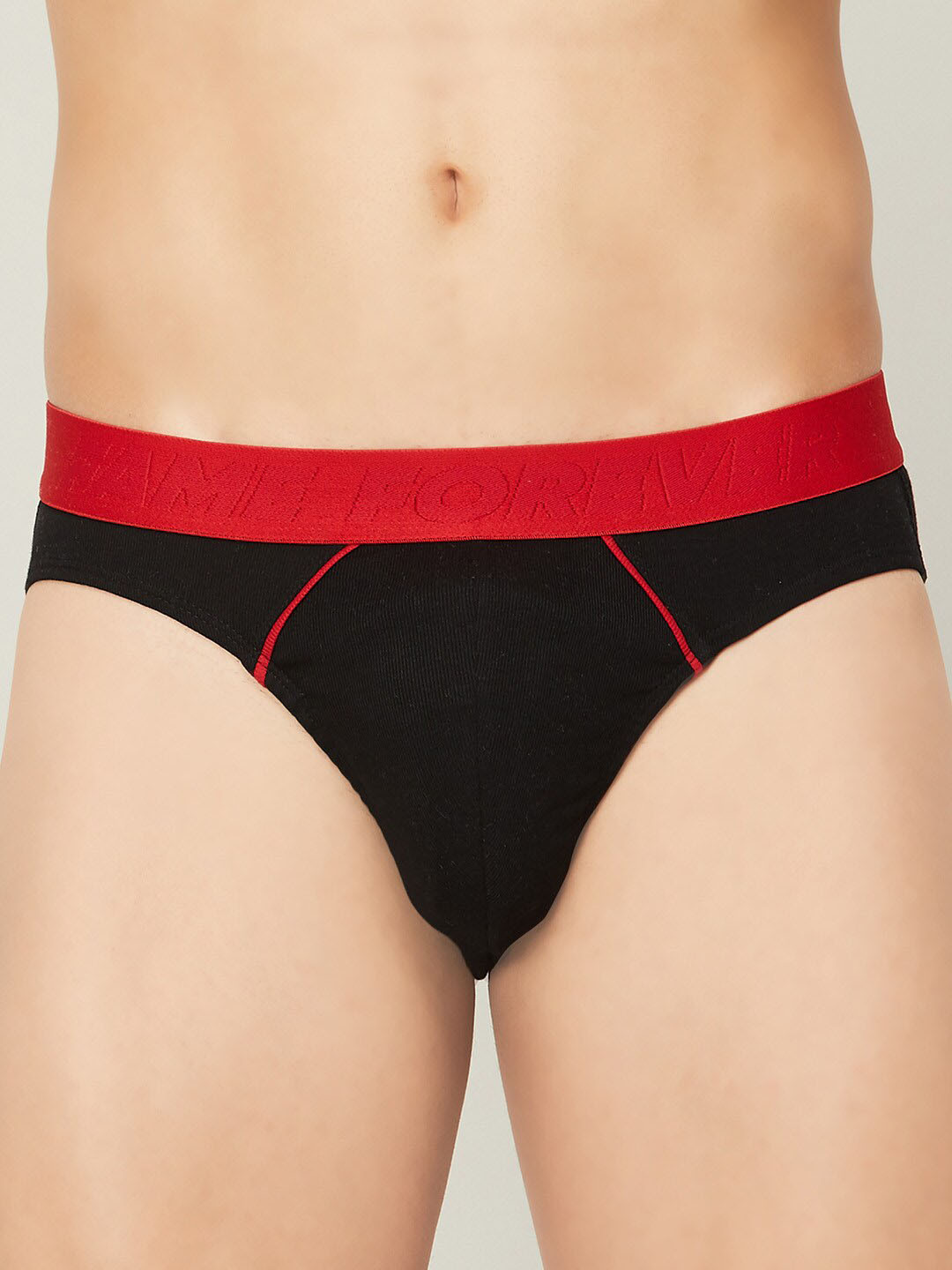 

Fame Forever by Lifestyle Men Colourblocked Cotton Basic Briefs, Black