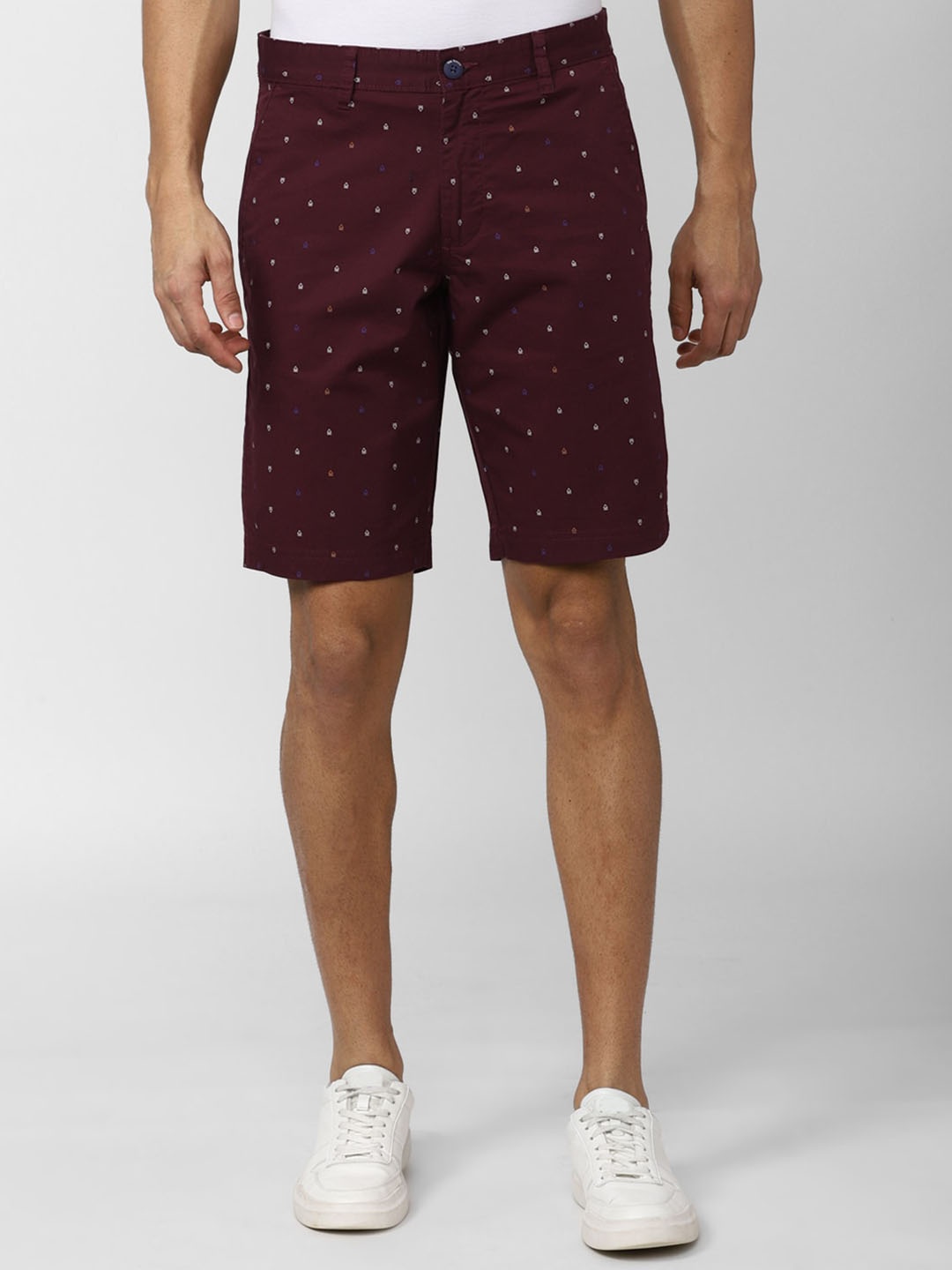 

Van Heusen Sport Men Conversational Printed Shorts, Maroon