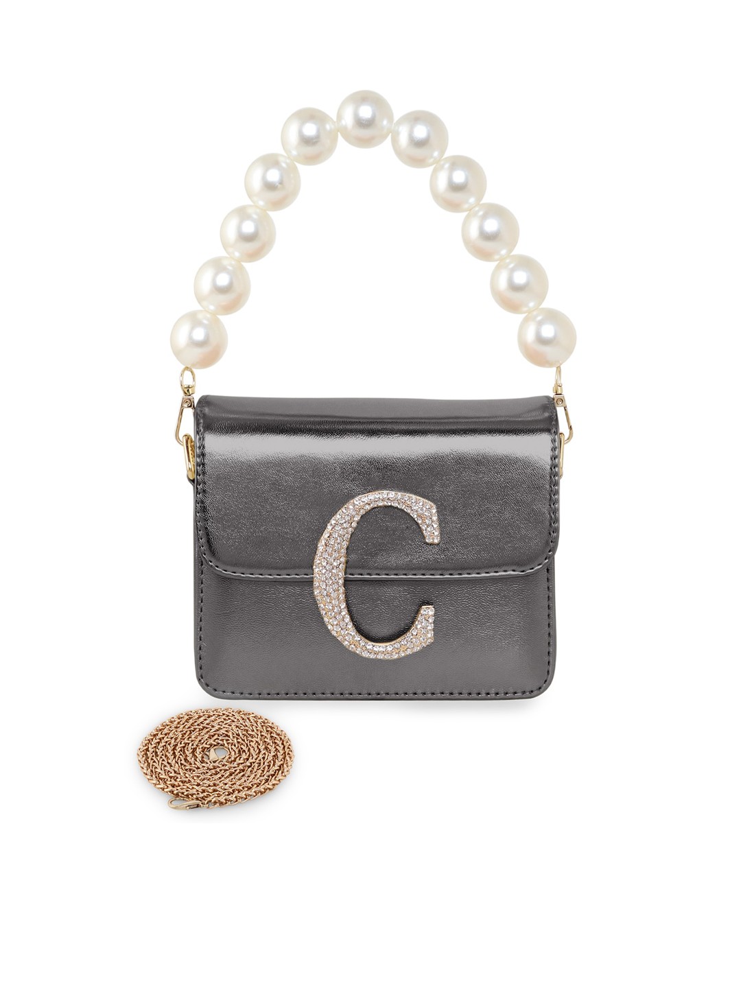 

ESBEDA Hotty Plain Sling Bag, Charcoal