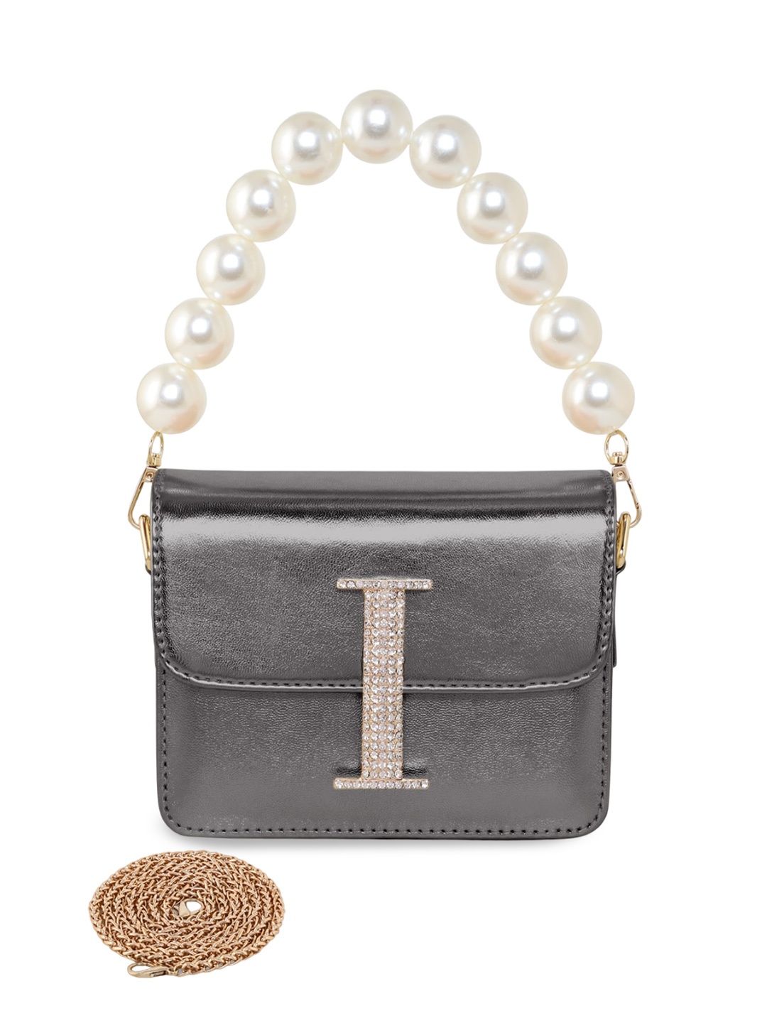 

ESBEDA Structured Handheld Bag, Charcoal