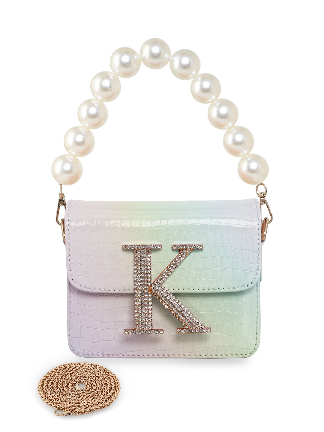 

ESBEDA PU Structured Satchel Handbags, White