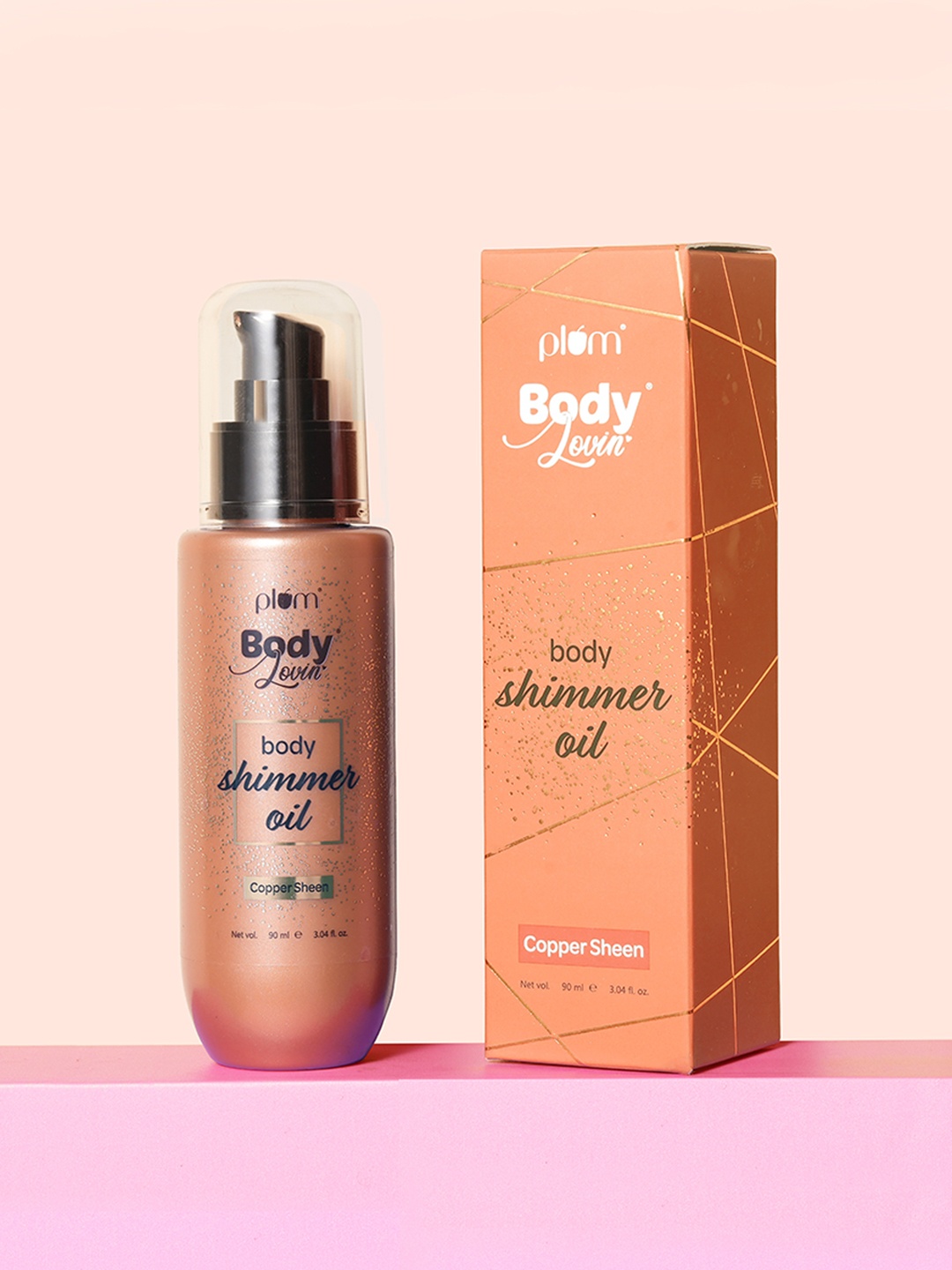 

Plum BodyLovin Lightweight Non-Greasy Body Shimmer Oil 90ml - Copper Sheen