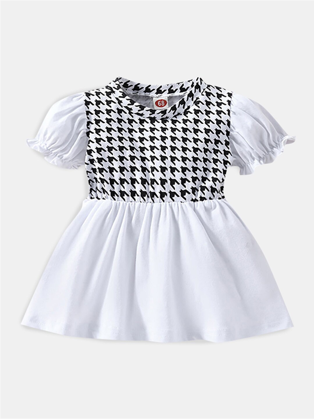 

Hopscotch Girls Checked Dress, White