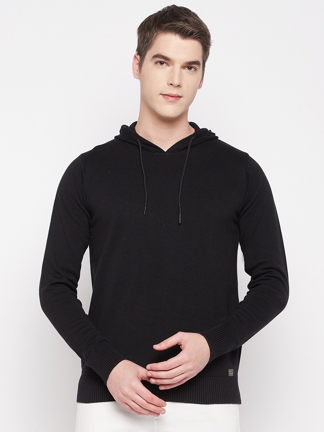 

Duke Men Acrylic Pullover Sweater, Black