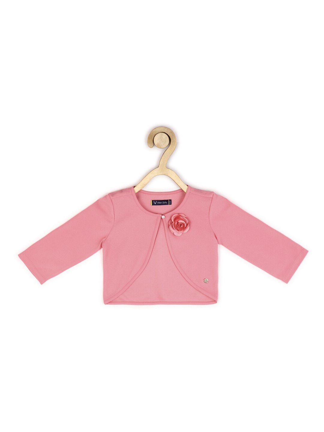 

Allen Solly Junior Girls Button Shrug, Pink