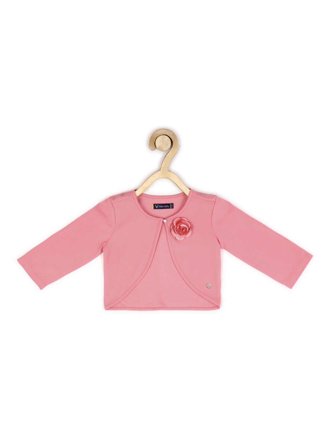 

Allen Solly Junior Girls Button Shrug, Pink