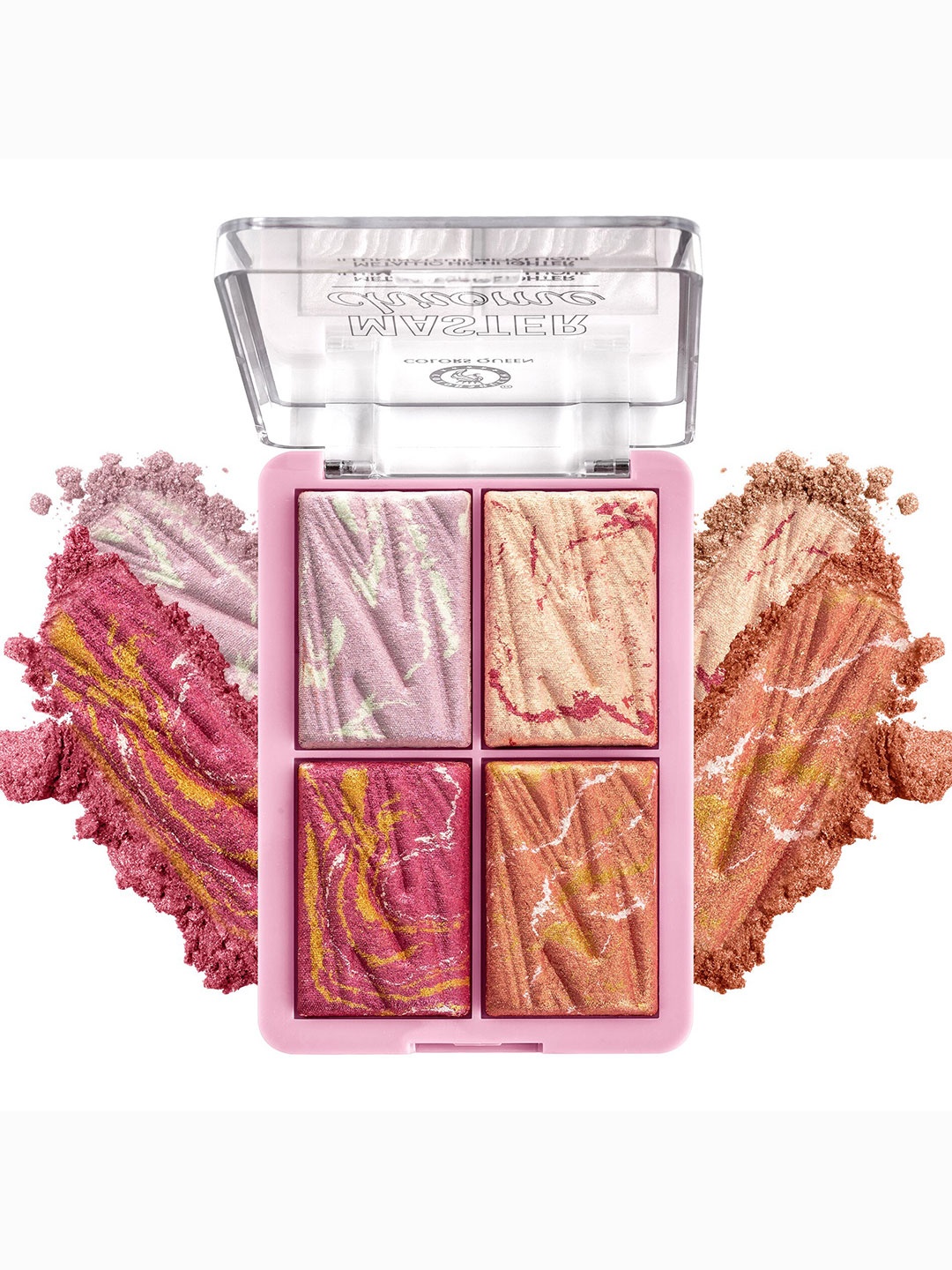 Colors Queen Master Chrome Metallic Highlighter 12g - Shade 05, Pink