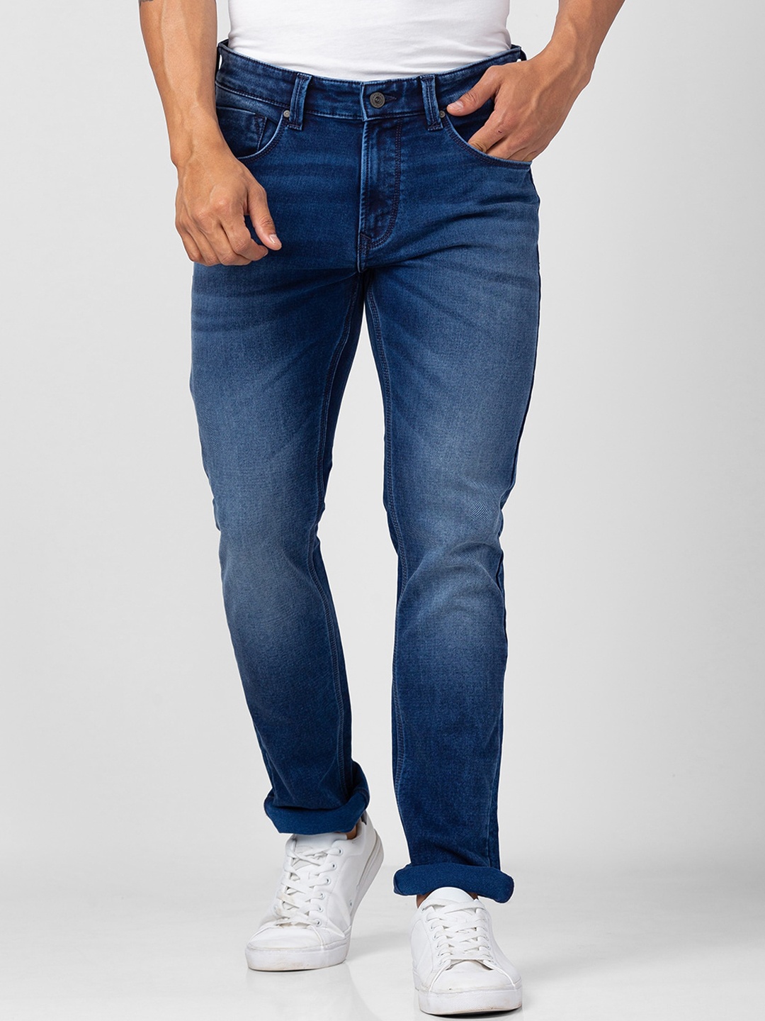 

SPYKAR Men Light Fade Jeans, Blue