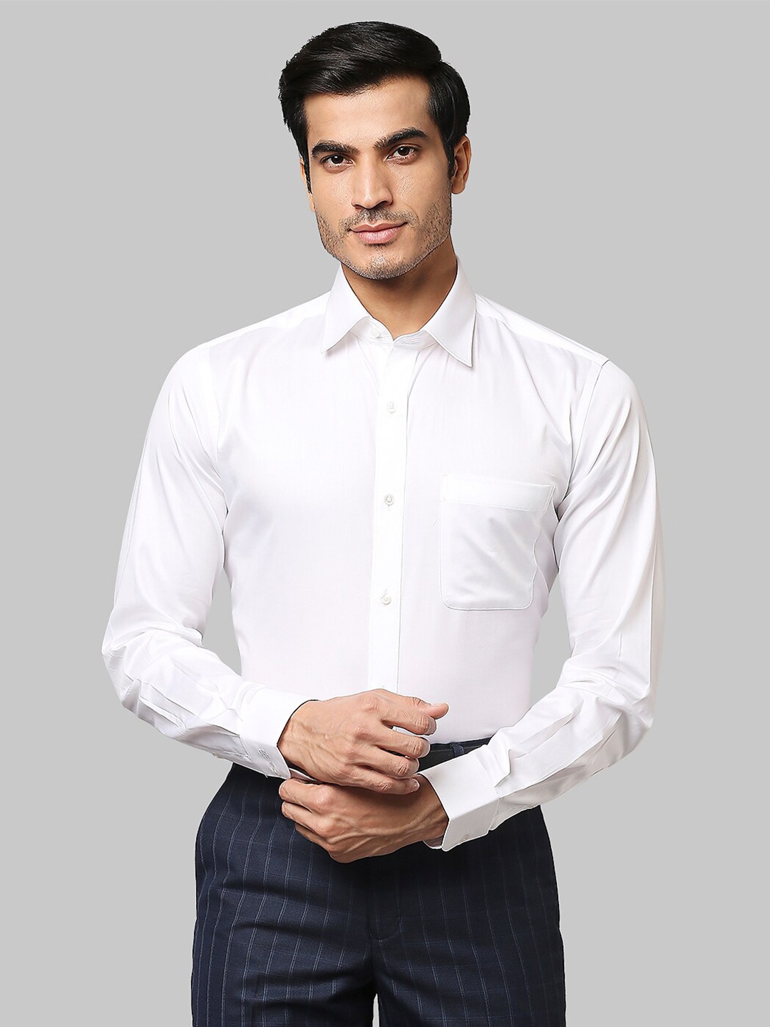 

Raymond Men Slim Fit Formal Shirt, White