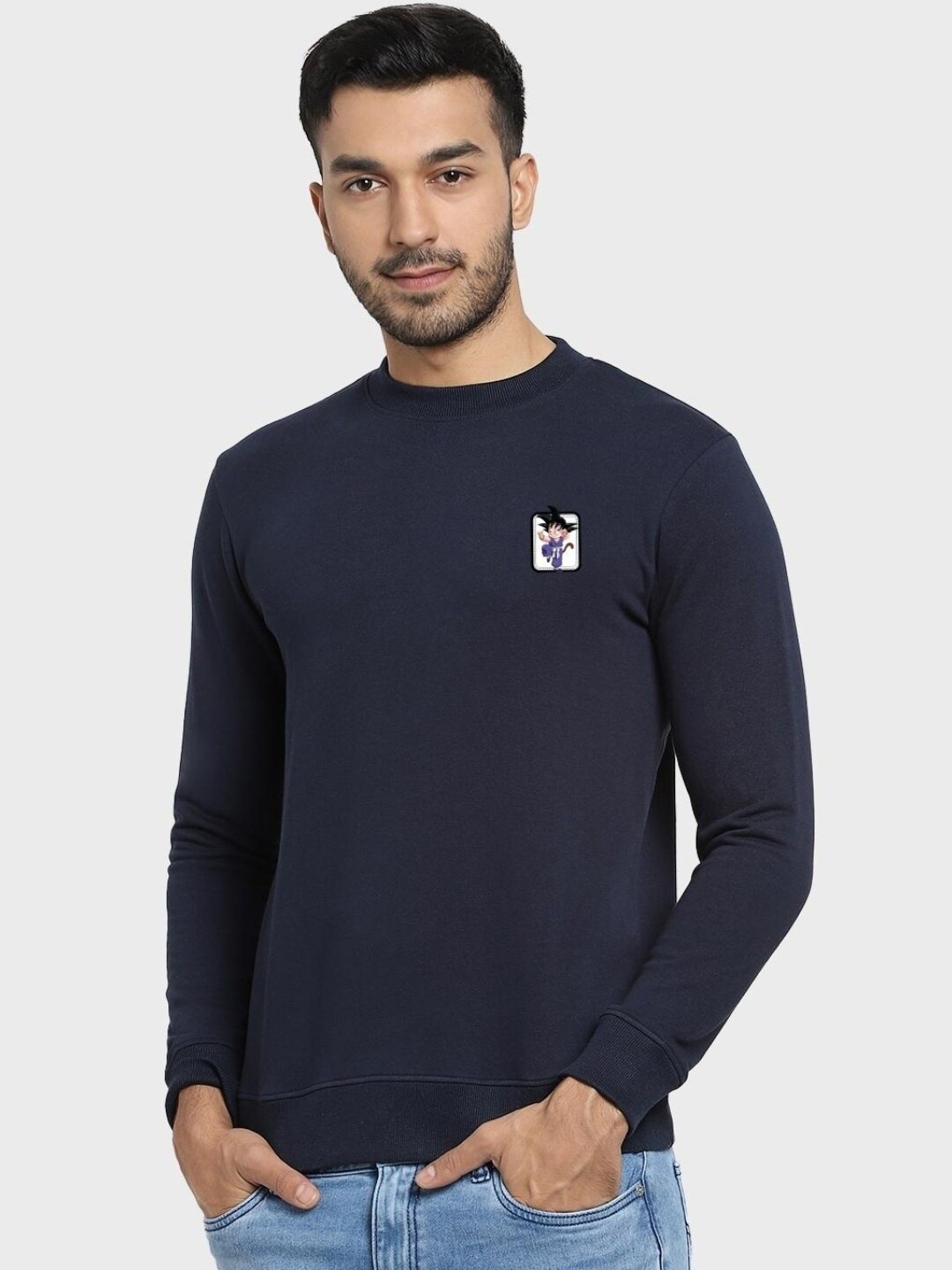 

Bewakoof Men Sweatshirt, Blue