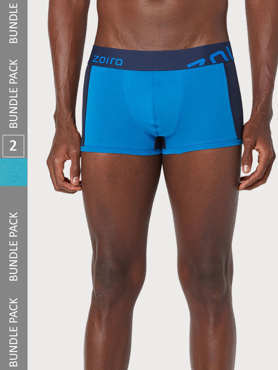 

Zoiro Men Pack Of 2 Trunks, Blue