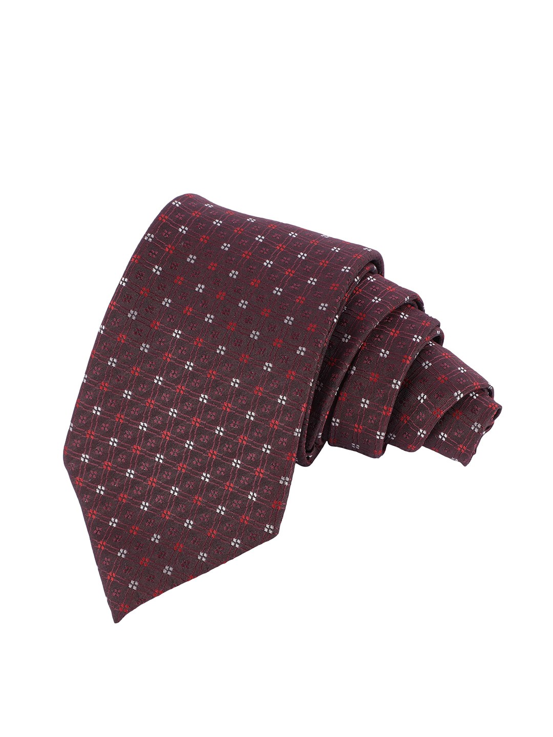 

Alvaro Castagnino MeN Woven Design Broad Tie, Maroon