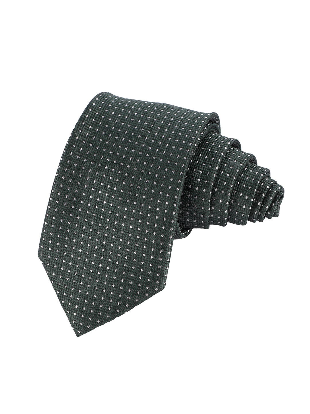 

Alvaro Castagnino Men Green & Grey Woven Design Broad Tie