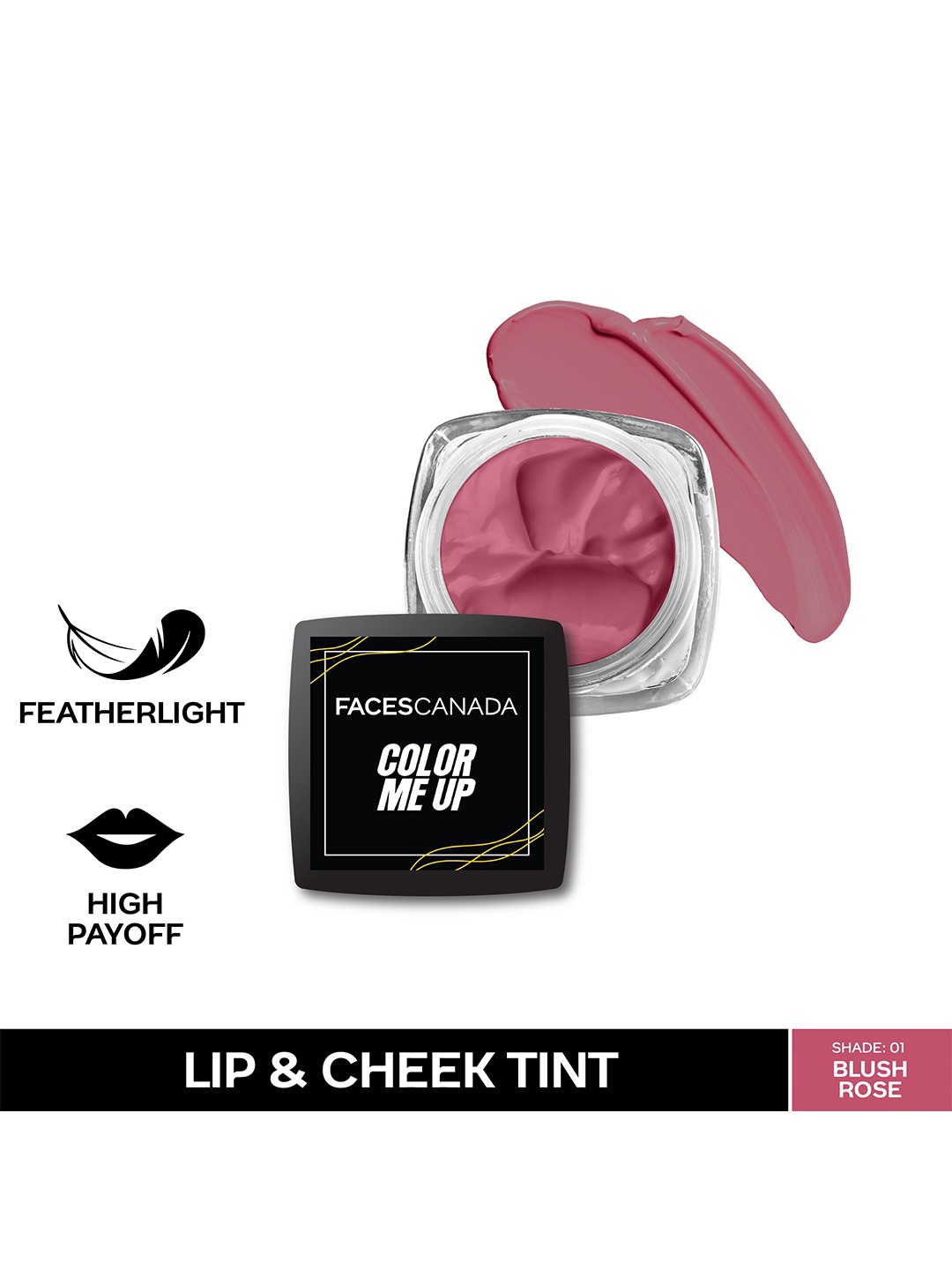 

FACES CANADA Color Me Up Featherlight & High Payoff Lip & Cheek Tint - Blush Rose 01