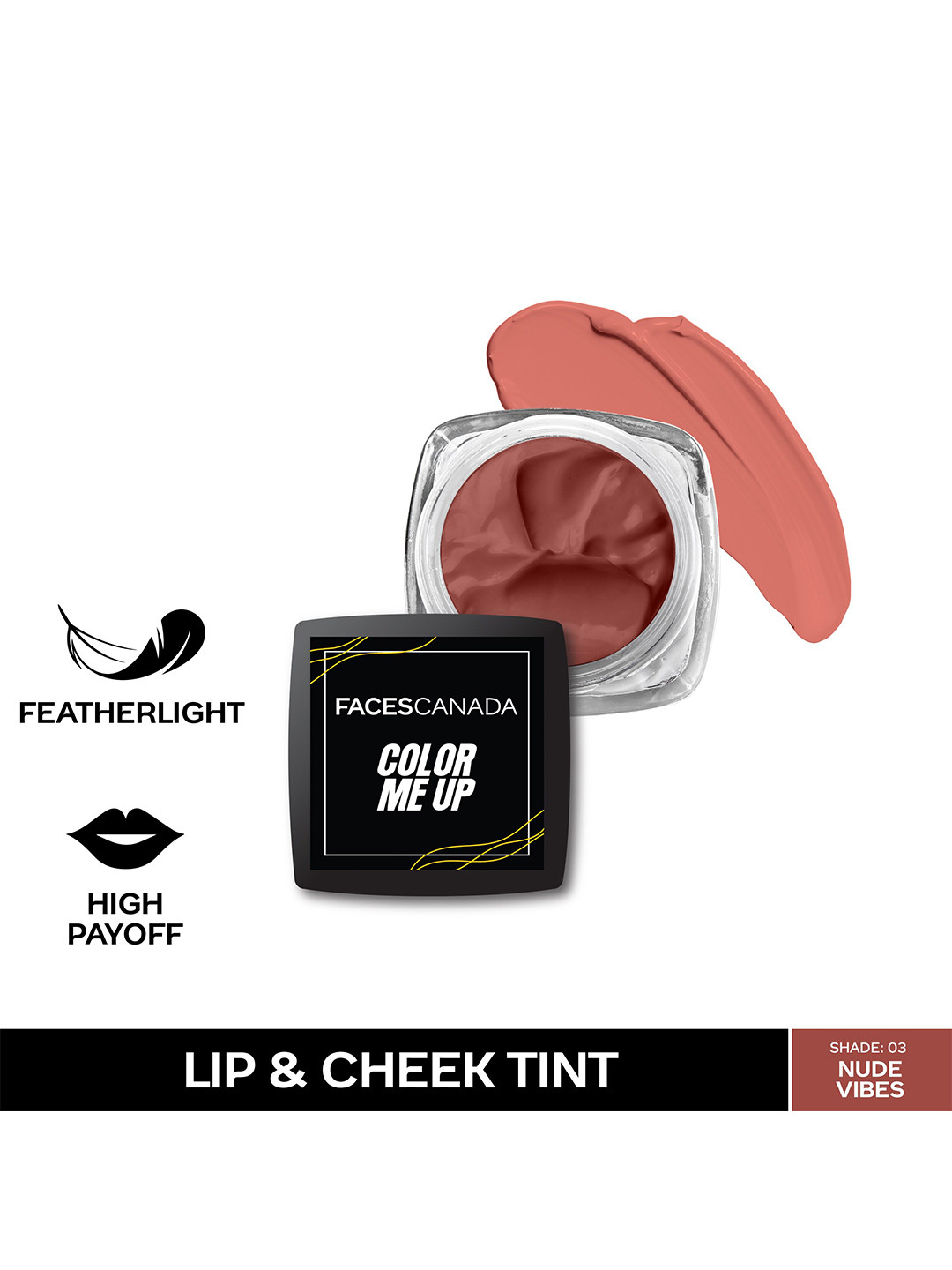 

FACES CANADA Color Me Up Lip & Cheek Tint with Pomegranate Seed Oil - Nude Vibes 03