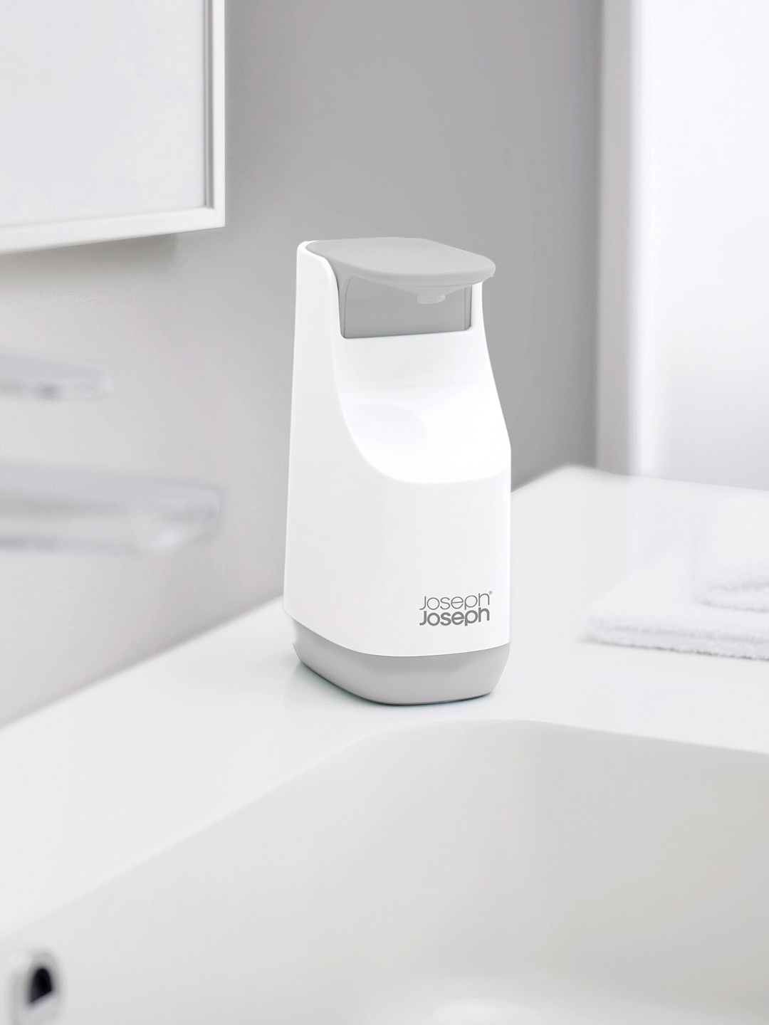 

Joseph Joseph Grey Slim Compact Soap Dispenser