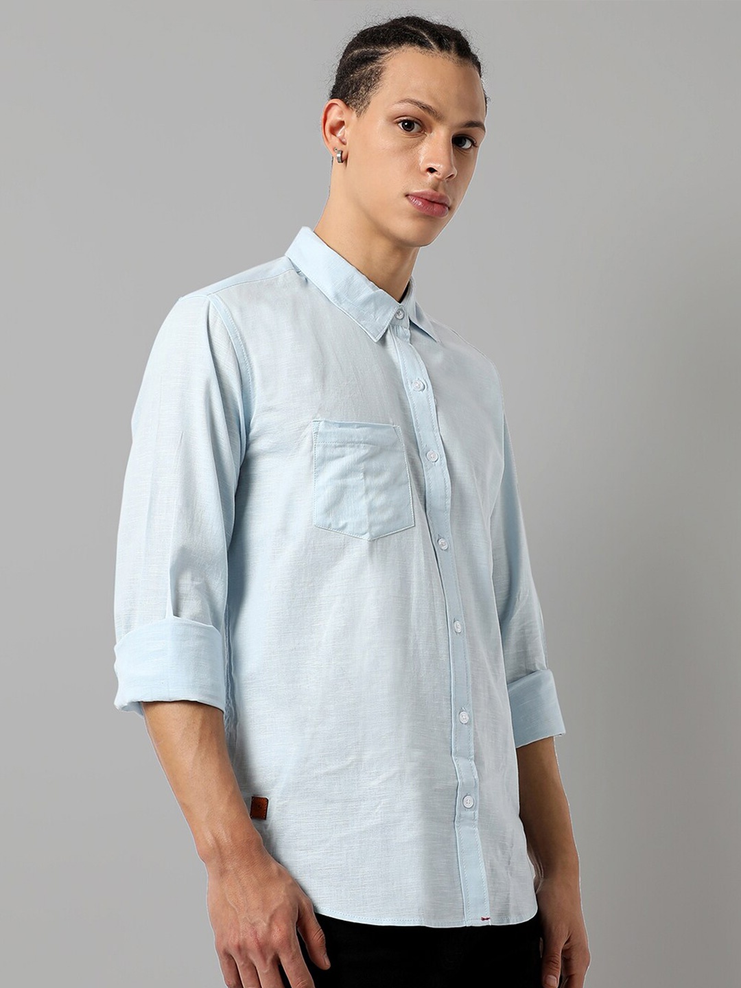 

Campus Sutra Men Casual Shirt, Blue