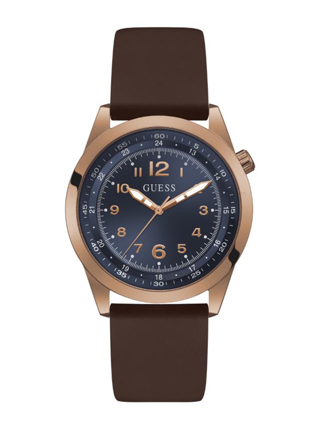

GUESS Men Embellished Dial & Stainless Steel Straps Analogue Watch, Gold