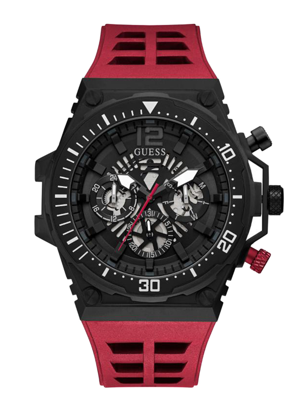 

GUESS Men Dial & Straps Analogue Watch GW0325G3, Black