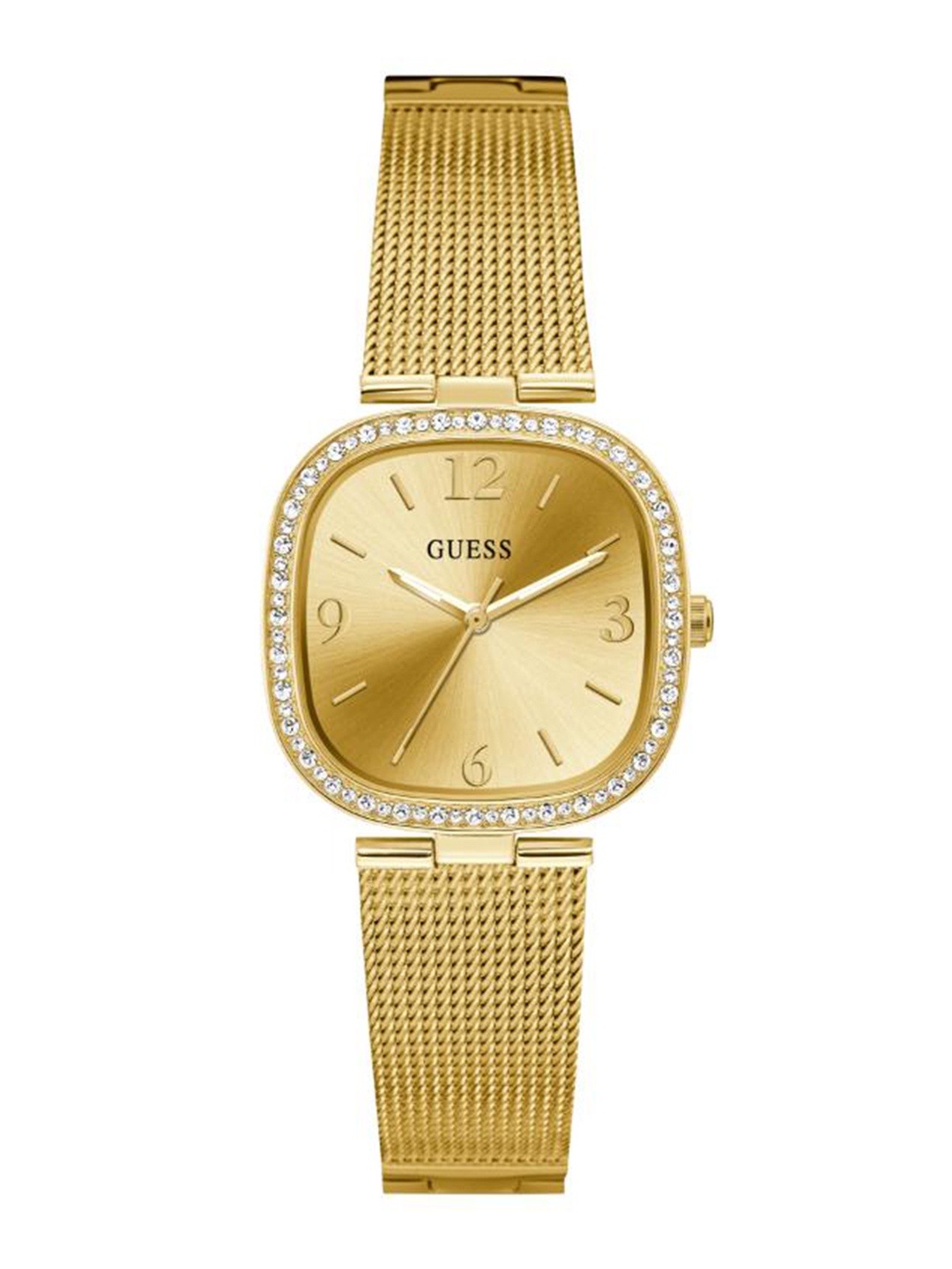 

GUESS Women Embellished Dial & Stainless Steel Analogue Watch- GW0354L2, Blue